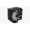 Disipador de aire AEROCOOL Rime 4 ventilador de 120 mm con rodamiento hidráulico, 4 heatpipes, TDP 230 W, negro