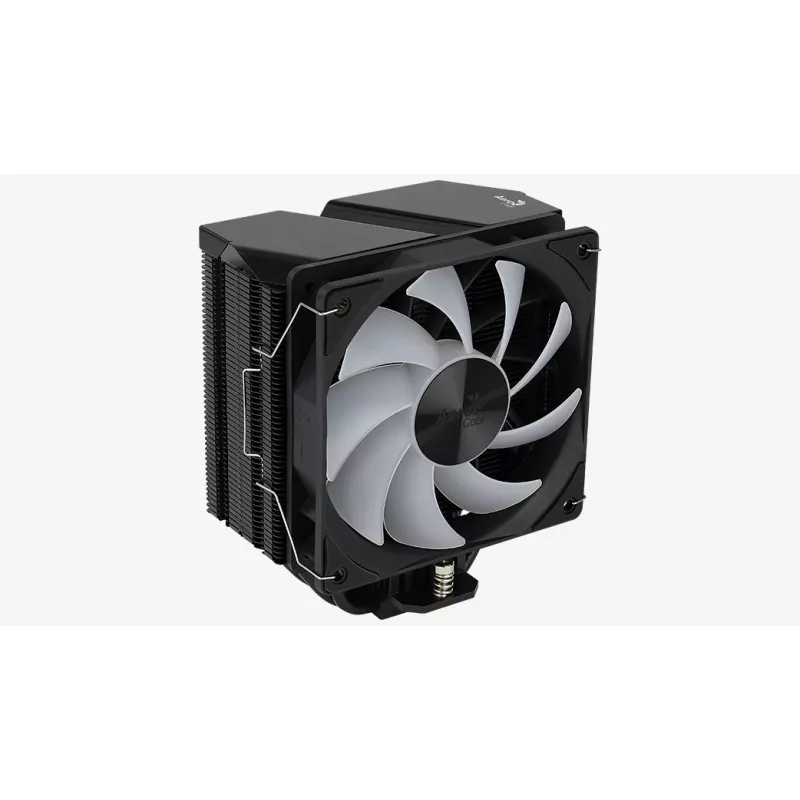 Disipador de aire AEROCOOL Rime 4 ventilador de 120 mm con rodamiento hidráulico, 4 heatpipes, TDP 230 W, negro