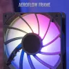 Disipador de aire AEROCOOL Rime 4 ventilador de 120 mm con rodamiento hidráulico, 4 heatpipes, TDP 230 W, negro