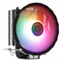 Disipador de aire AEROCOOL Rave 3 FRGB 120 mm negro blanco — 3 heatpipes, ARGB, rodamiento hidráulico, 1800 rpm