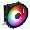 Disipador de aire AEROCOOL Rave 3 FRGB 120 mm negro blanco — 3 heatpipes, ARGB, rodamiento hidráulico, 1800 rpm