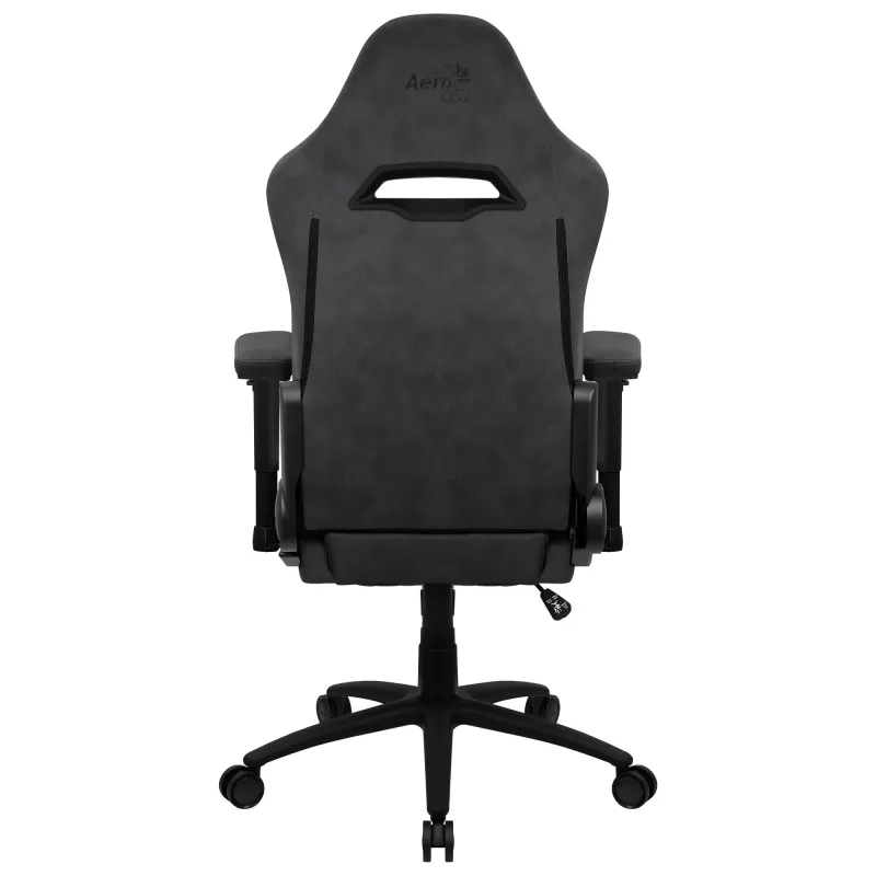 Silla gamer universal AEROCOOL ROYALSLATEGR — asiento acolchado, gris, estructura de acero, peso máximo de usuario 150 kg