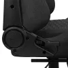 Aerocool ROYALASHBK silla gamer ergonómica premium con reposapiés tecnología Aeroweave negro