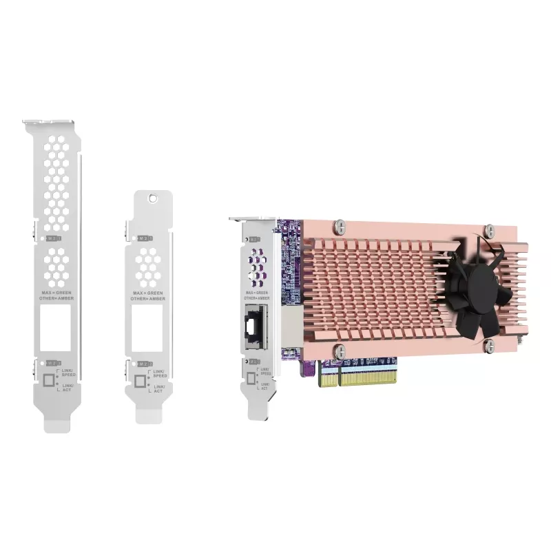 QNAP Card QM2 tarjetas/adaptadores de interfaz internos PCIe, RJ-45