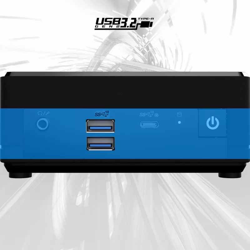 MSI Cubi N ADL-006DE Intel® N N200 4 GB DDR4-SDRAM 128 GB SSD Windows 11 Pro Mini PC negro