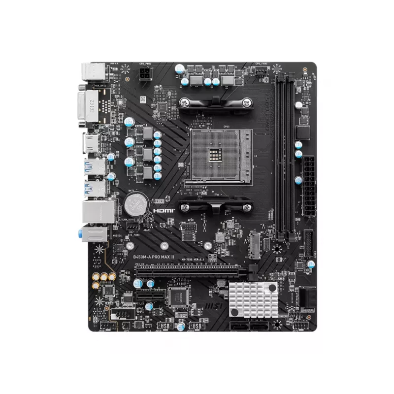 Placa base MSI B450M-A PRO MAX II AMD B450 Socket AM4 micro ATX