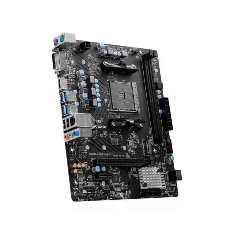 Placa base MSI B450M-A PRO MAX II AMD B450 Socket AM4 micro ATX