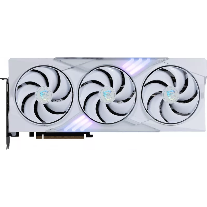Tarjeta gráfica MSI GeForce RTX 5080 16 GB GDDR7, PCIe 5.0, 256-bit, 3xDP 2.1a + HDMI 2.1b, 360 W, 3 ventiladores, blanco