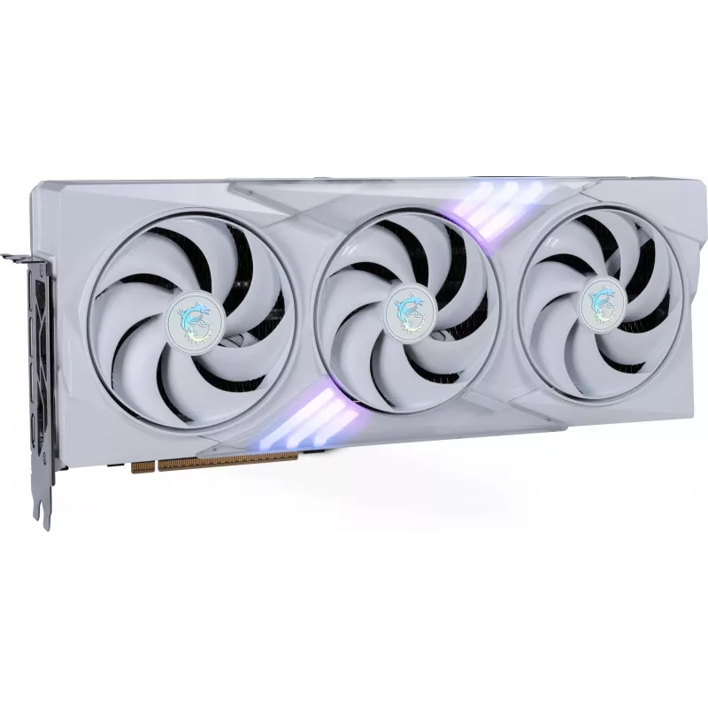 Tarjeta gráfica MSI GeForce RTX 5080 16 GB GDDR7, PCIe 5.0, 256-bit, 3xDP 2.1a + HDMI 2.1b, 360 W, 3 ventiladores, blanco