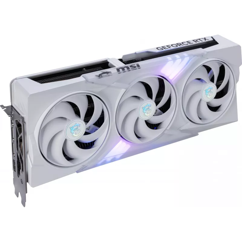 Tarjeta gráfica MSI GeForce RTX 5080 16 GB GDDR7, PCIe 5.0, 256-bit, 3xDP 2.1a + HDMI 2.1b, 360 W, 3 ventiladores, blanco