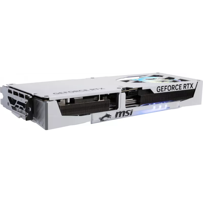 Tarjeta gráfica MSI GeForce RTX 5080 16 GB GDDR7, PCIe 5.0, 256-bit, 3xDP 2.1a + HDMI 2.1b, 360 W, 3 ventiladores, blanco