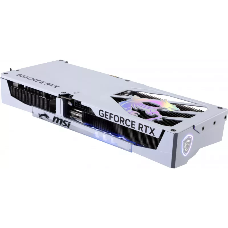 Tarjeta gráfica MSI GeForce RTX 5080 16 GB GDDR7, PCIe 5.0, 256-bit, 3xDP 2.1a + HDMI 2.1b, 360 W, 3 ventiladores, blanco