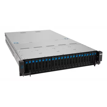 Servidor rack ASUS RS520A-E12-RS24U Socket SP5, AMD EPYC 9004, 1 CPU, 24x DDR5 DIMM, máx. 6,14 TB, 2U, 26 bahías de 2,5