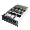 Servidor rack ASUS ESC8000A-E12-SKU2 (4U) – compatible con 2× AMD EPYC 9004, DDR5 hasta 6 TB, 24 DIMM, fuente de alimentación 3000W