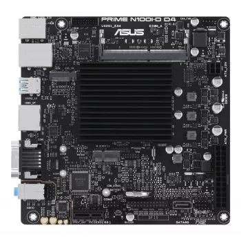 Placa base ASUS PRIME N100I-D D4, chipset Intel, sin socket, mini ITX