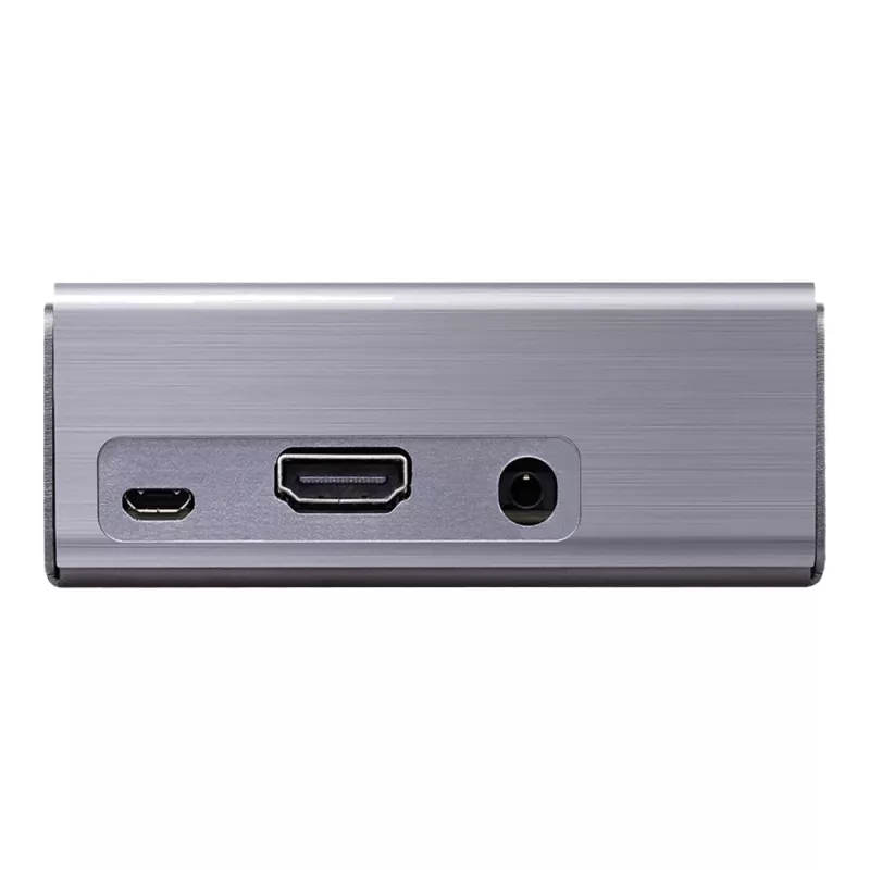 Caja de ordenador ASUS Tinker Fanless – aluminio, plata, caja con refrigeración pasiva
