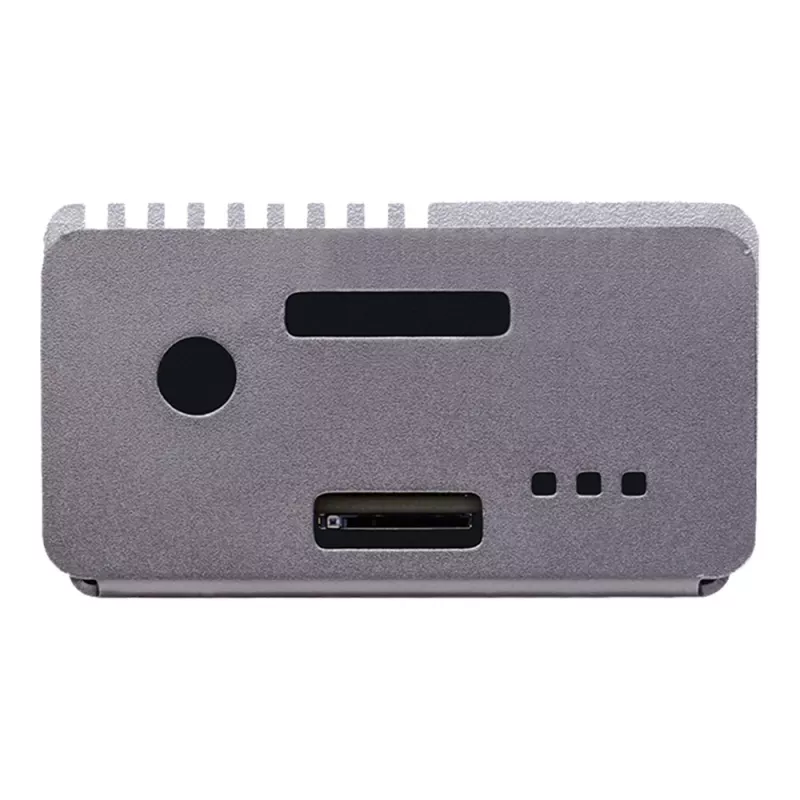 Caja de ordenador ASUS Tinker Fanless – aluminio, plata, caja con refrigeración pasiva