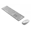 Conjunto inalámbrico de teclado y ratón ASUS W5000 distribución rusa Blanco