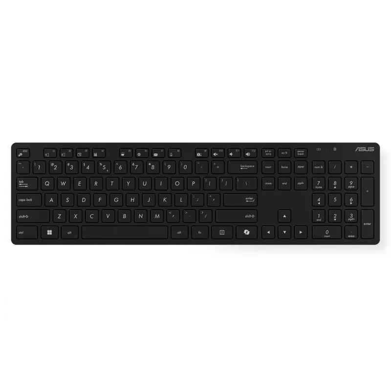 Teclado y ratón ASUS W5000 incluye RF inalámbrico universal Negro