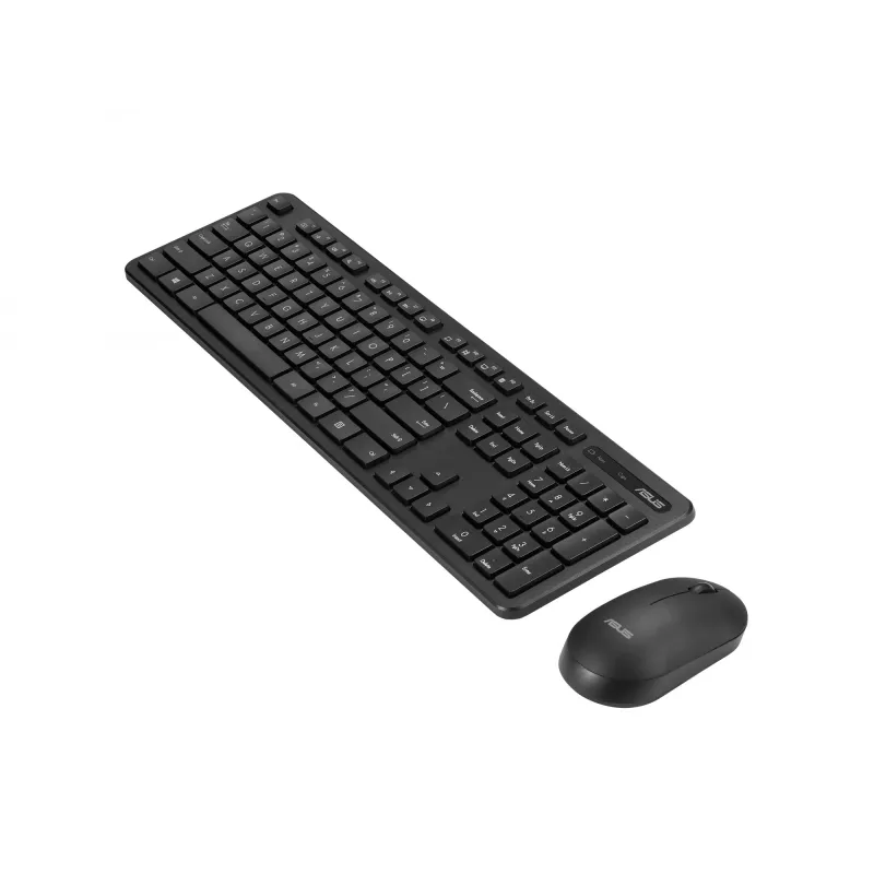 Teclado y ratón ASUS CW100 incluye RF inalámbrico universal Negro