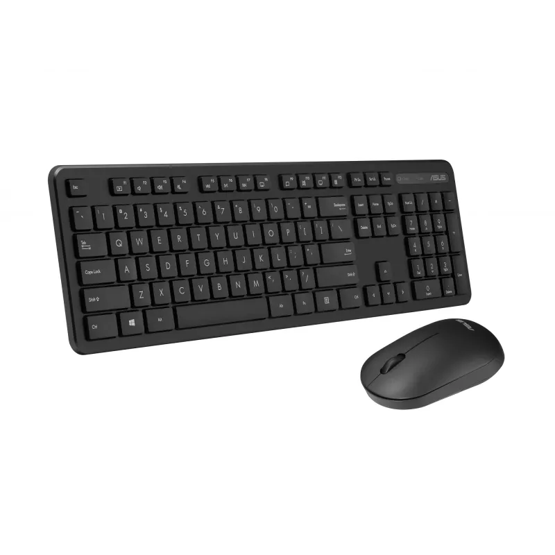 Teclado y ratón ASUS CW100 incluye RF inalámbrico universal Negro