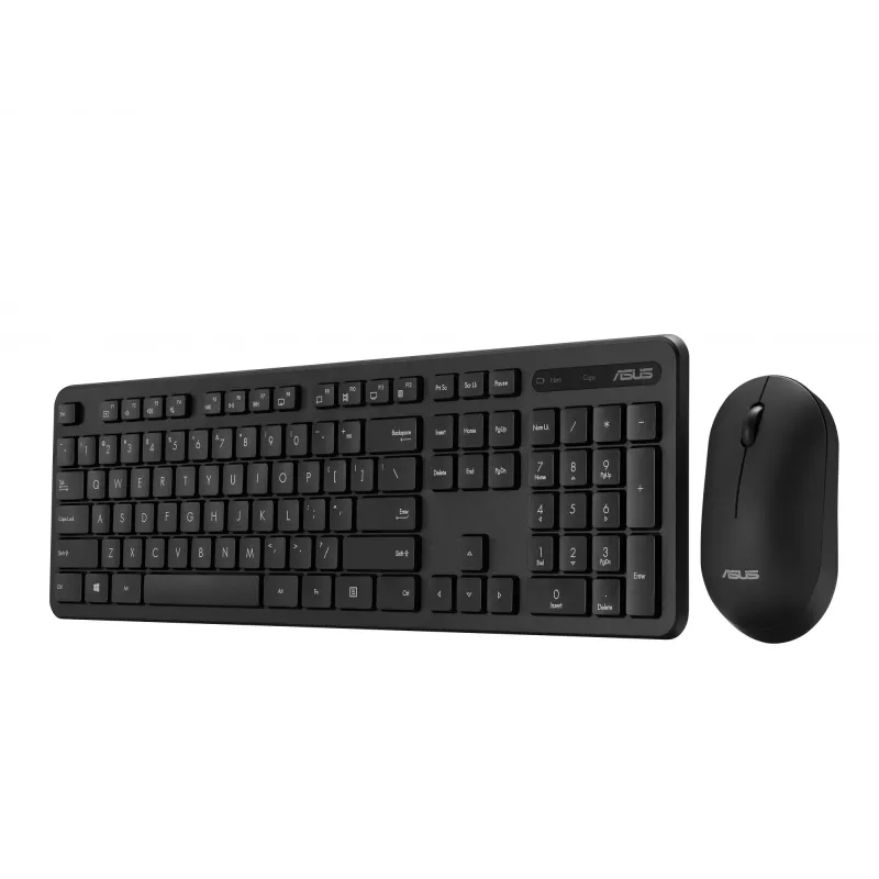 Teclado y ratón ASUS CW100 incluye RF inalámbrico universal Negro