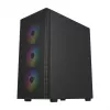 Caja FSP M220-BA Midi-Tower mATX, ATX negra ARGB