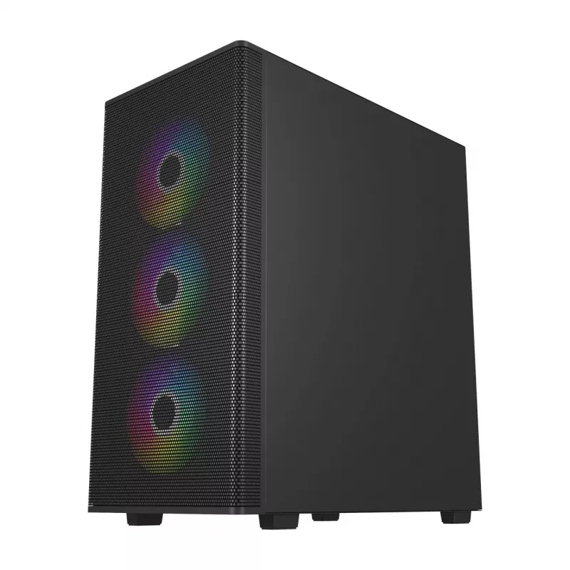 Caja FSP M220-BA Midi-Tower mATX, ATX negra ARGB