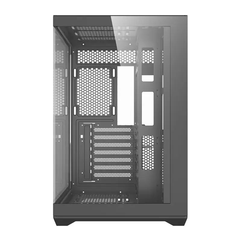 Caja de PC Darkflash C280 (negra) – Compatible con Mid-Tower ATX, panel frontal de malla