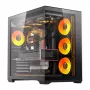 Caja de PC Darkflash C280 (negra) con 7 ventiladores preinstalados