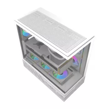 Caja de PC DarkFlash DS950 (blanca) — Caja compatible con Mid-Tower ATX