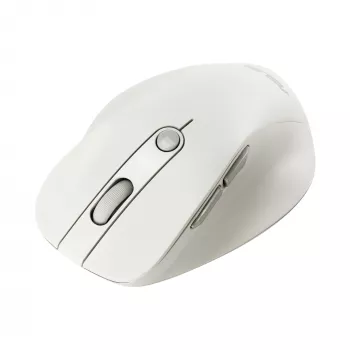 Ratón inalámbrico para diestros ASUS MD105 MK-WH — RF + Bluetooth, 2400 DPI, rueda, pila, beige