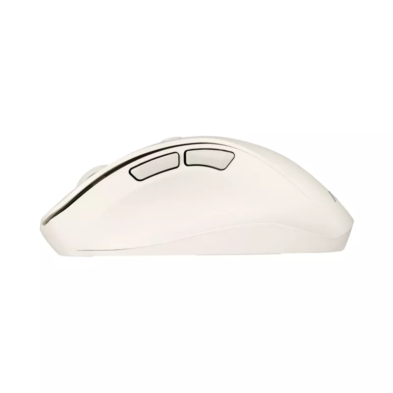 Ratón inalámbrico para diestros ASUS MD105 MK-WH — RF + Bluetooth, 2400 DPI, rueda, pila, beige