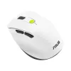 Ratón ASUS MD105 /VT-GN — para diestros RF inalámbrico + Bluetooth, 2400 DPI, rueda de desplazamiento, a pilas, blanco/verde