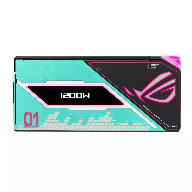 Fuente de alimentación ASUS ROG -THOR-1200P3-MIKU 1200 W 20+4 pin ATX ATX Multicolor