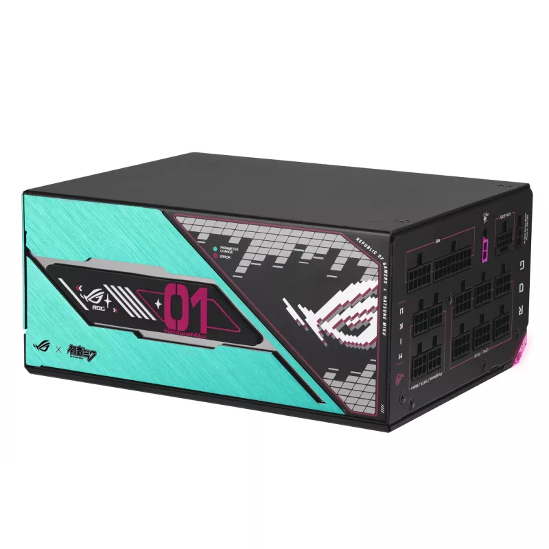 Fuente de alimentación ASUS ROG -THOR-1200P3-MIKU 1200 W 20+4 pin ATX ATX Multicolor