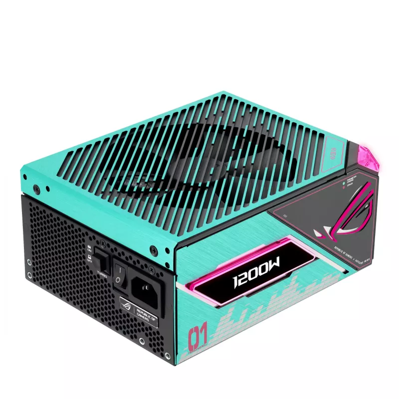 Fuente de alimentación ASUS ROG -THOR-1200P3-MIKU 1200 W 20+4 pin ATX ATX Multicolor