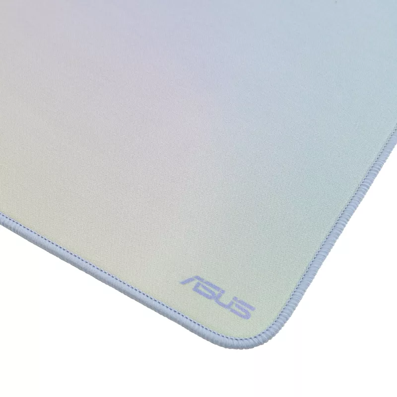 Alfombrilla de ratón ASUS PS102, poliéster tamaño A4, color nácar, bordes cosidos, base antideslizante