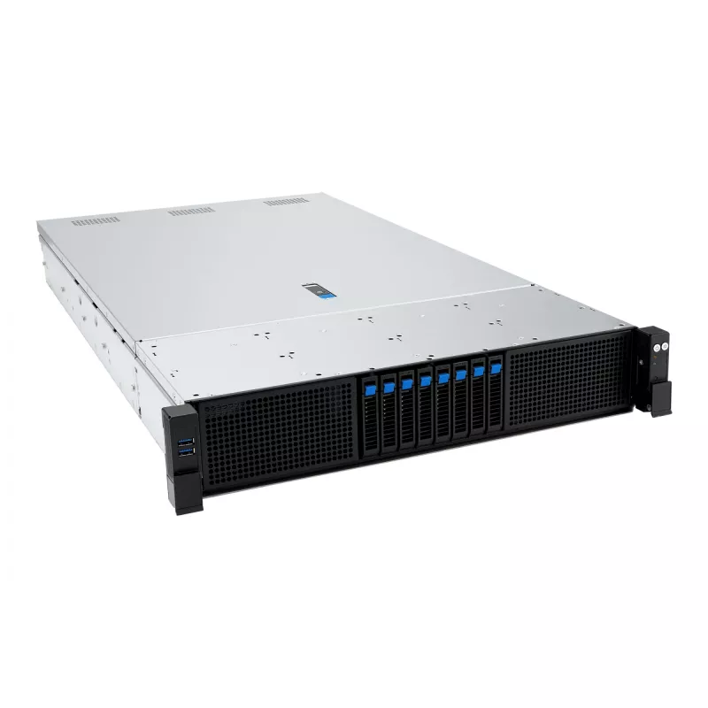 ASUS RS720A-E13-RS8U Socket SP5 Rack (2U) Negro, Plata