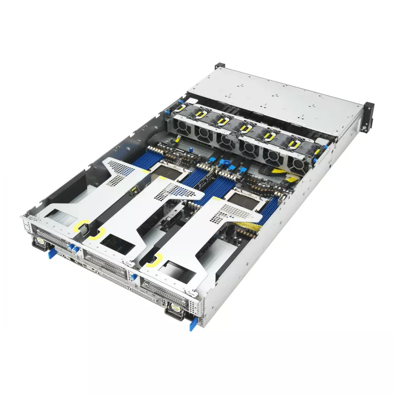 ASUS RS720A-E13-RS8U Socket SP5 Rack (2U) Negro, Plata