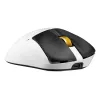 Ratón gamer ASUS ROG Keris II Origin-KJP, para diestros, óptico 42.000 DPI, RF inalámbrico + Bluetooth + USB-A, 6 botones, multicolor