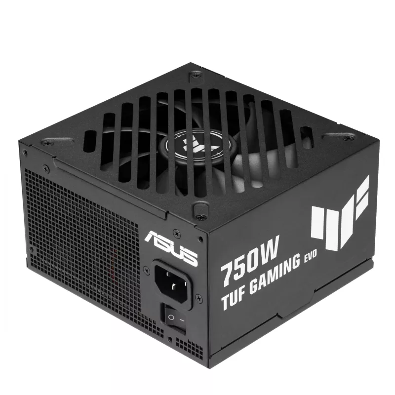 Fuente de alimentación ASUS TUF Gaming 750G EVO — 750 W, ATX, 80 PLUS Gold, 20+4‑polig, negro