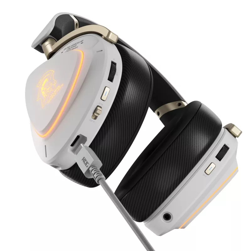Auriculares ASUS ROG Delta II-KJP — Supraaurales, con cable e inalámbricos (Bluetooth), 20–20000 Hz, 325 g, negro/blanco