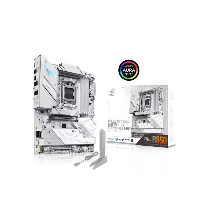 Placa base ASUS ROG STRIX B850-A GAMING WIFI7 NEO — AMD B850, socket AM5, ATX, DDR5, 4 DIMM, 256 GB, Wi‑Fi 7, 5GbE