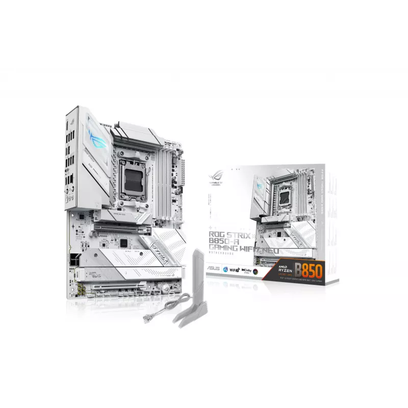 Placa base ASUS ROG STRIX B850-A GAMING WIFI7 NEO — AMD B850, socket AM5, ATX, DDR5, 4 DIMM, 256 GB, Wi‑Fi 7, 5GbE