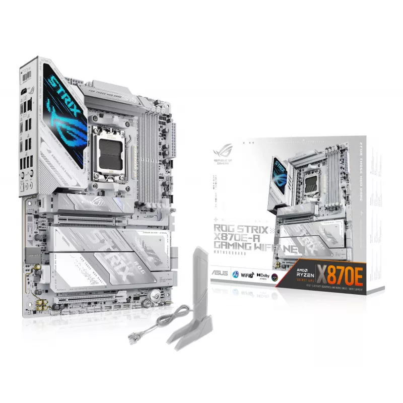 Placa base ASUS ROG STRIX X870E-A GAMING WIFI7 NEO — AMD X870E, zócalo AM5, ATX, DDR5, 4 DIMM, 256 GB