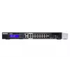 QNAP QGD-1600P Gigabit Ethernet gestionado (10/100/1000) Power over Ethernet (PoE) 1U negro, gris