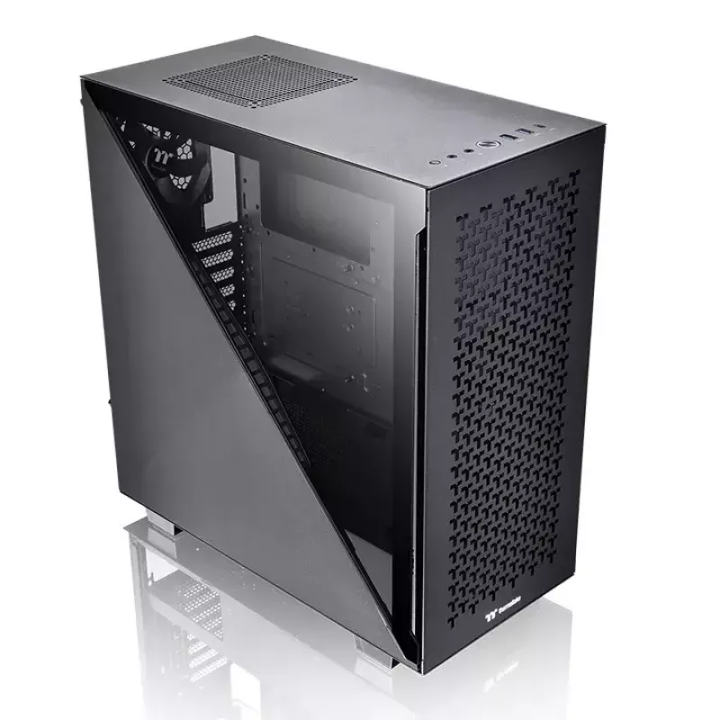 Caja de PC Thermaltake Divider 300 TG Air semitorre negra