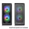 Caja de PC Thermaltake View 300 MX semitorre negra
