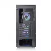 Caja de PC Thermaltake S200 TG ARGB semitorre negra